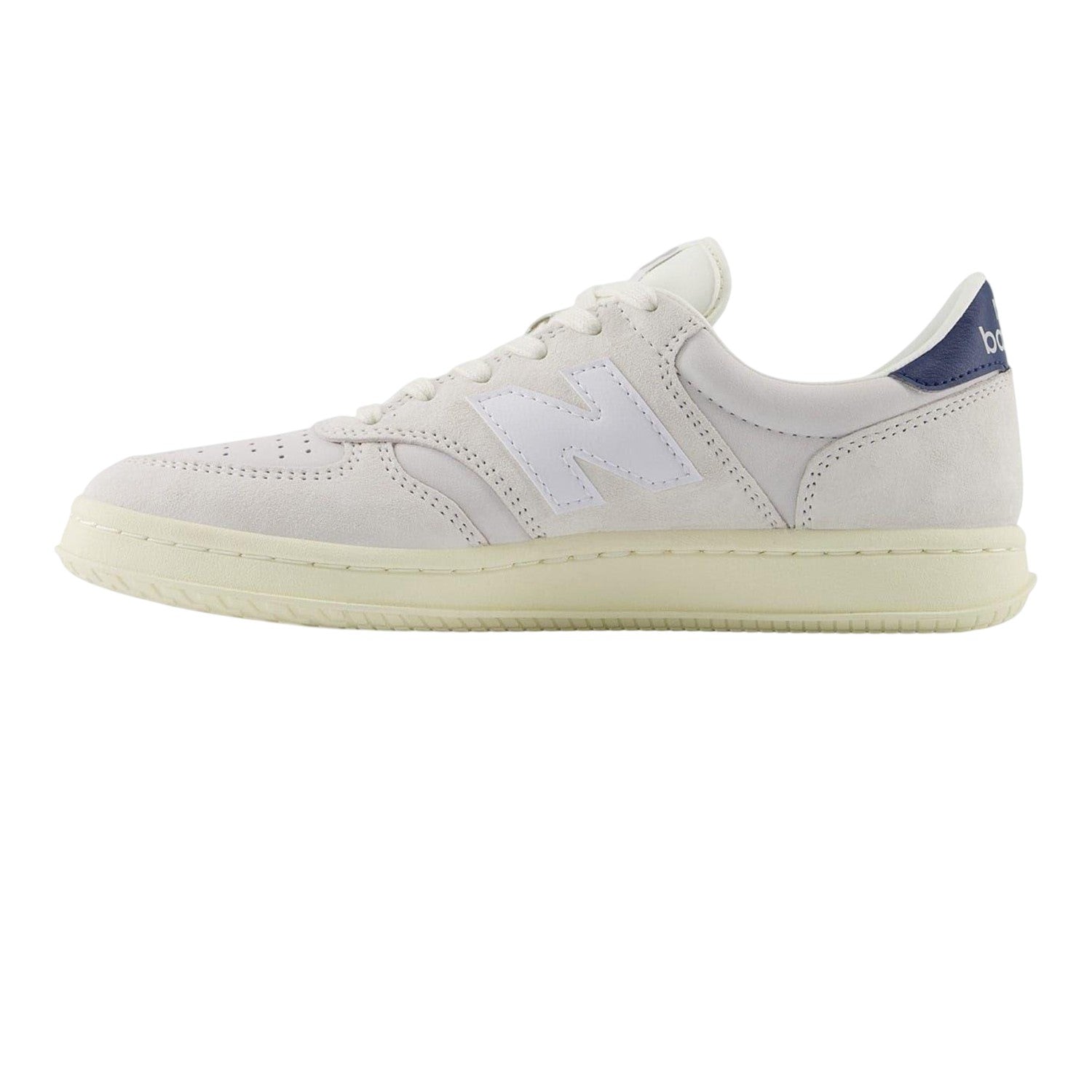 Grey - Back - New Balance Womens-Ladies T500 Suede Trainers