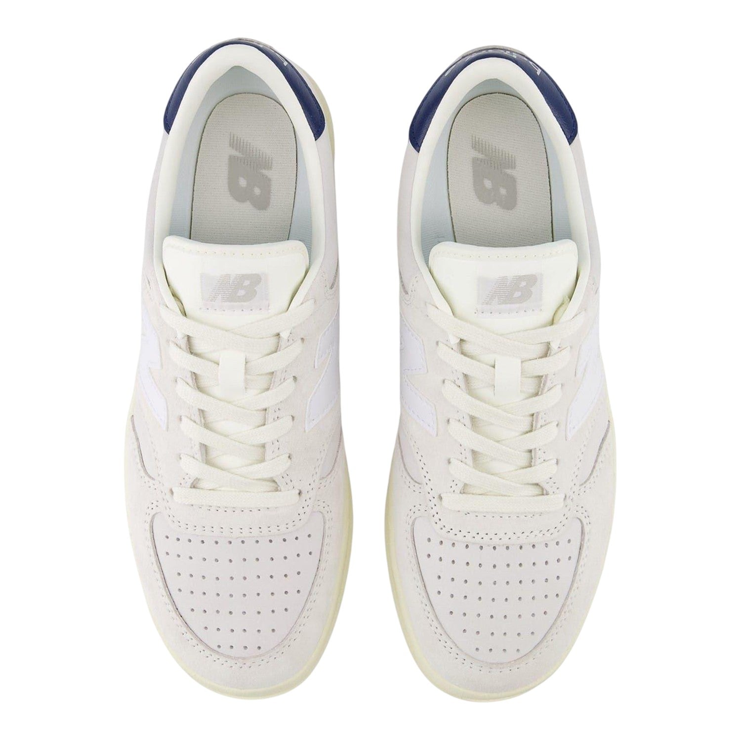 Grey - Side - New Balance Womens-Ladies T500 Suede Trainers