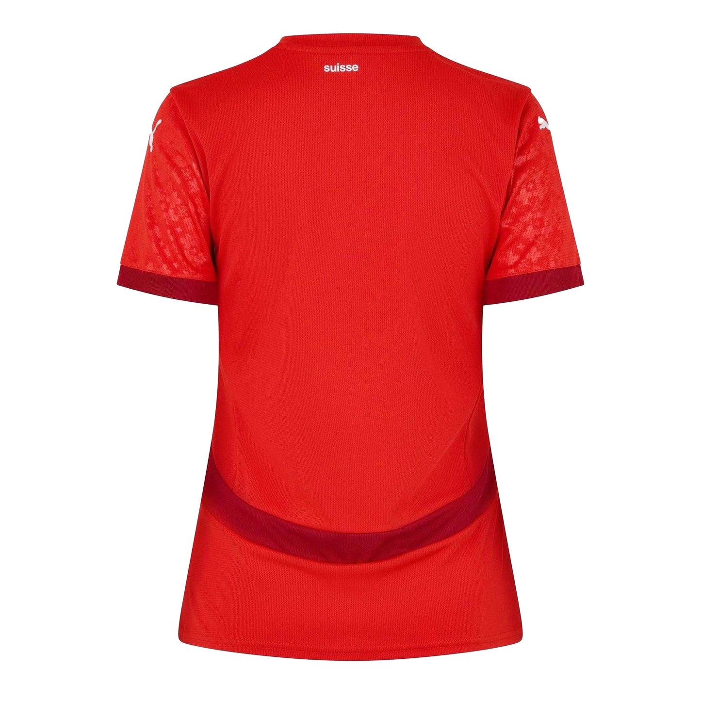 Red - Back - Switzerland Womens-Ladies 2025 Puma Home Shirt