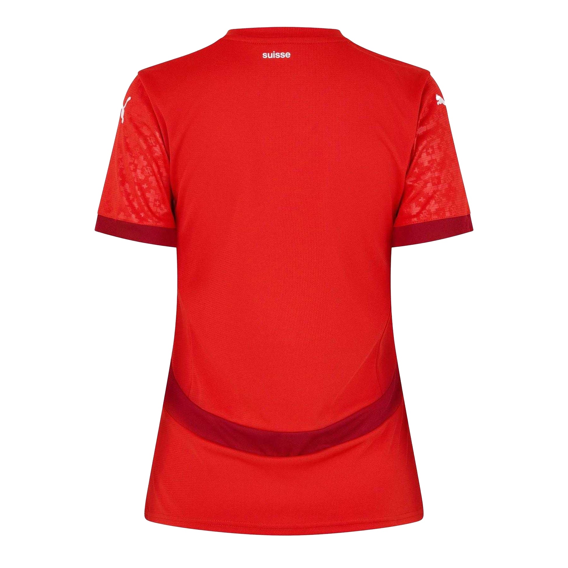 Red - Back - Switzerland Womens-Ladies 2025 Puma Home Shirt