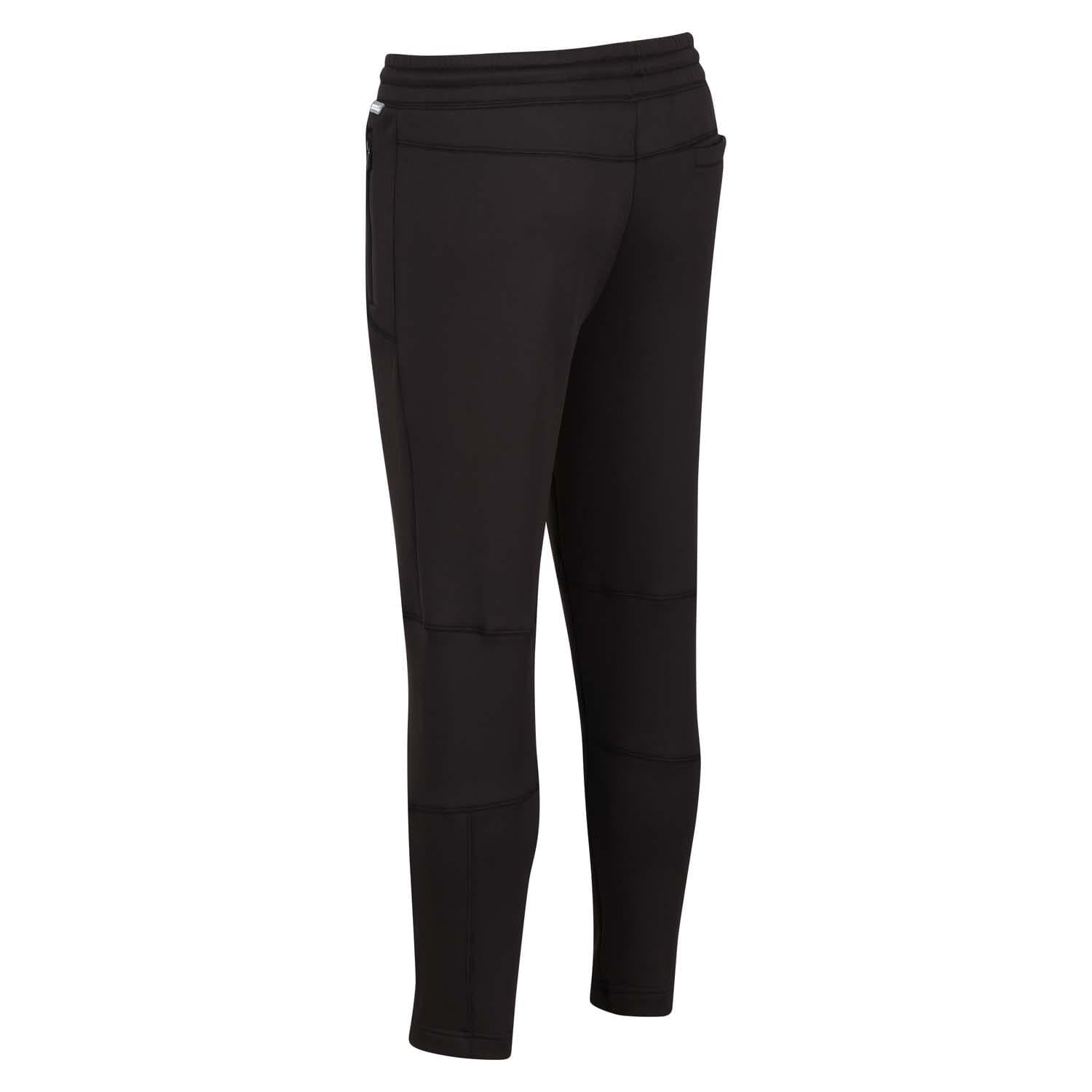Black - Side - Regatta Mens Carstol Stretch Walking Trousers