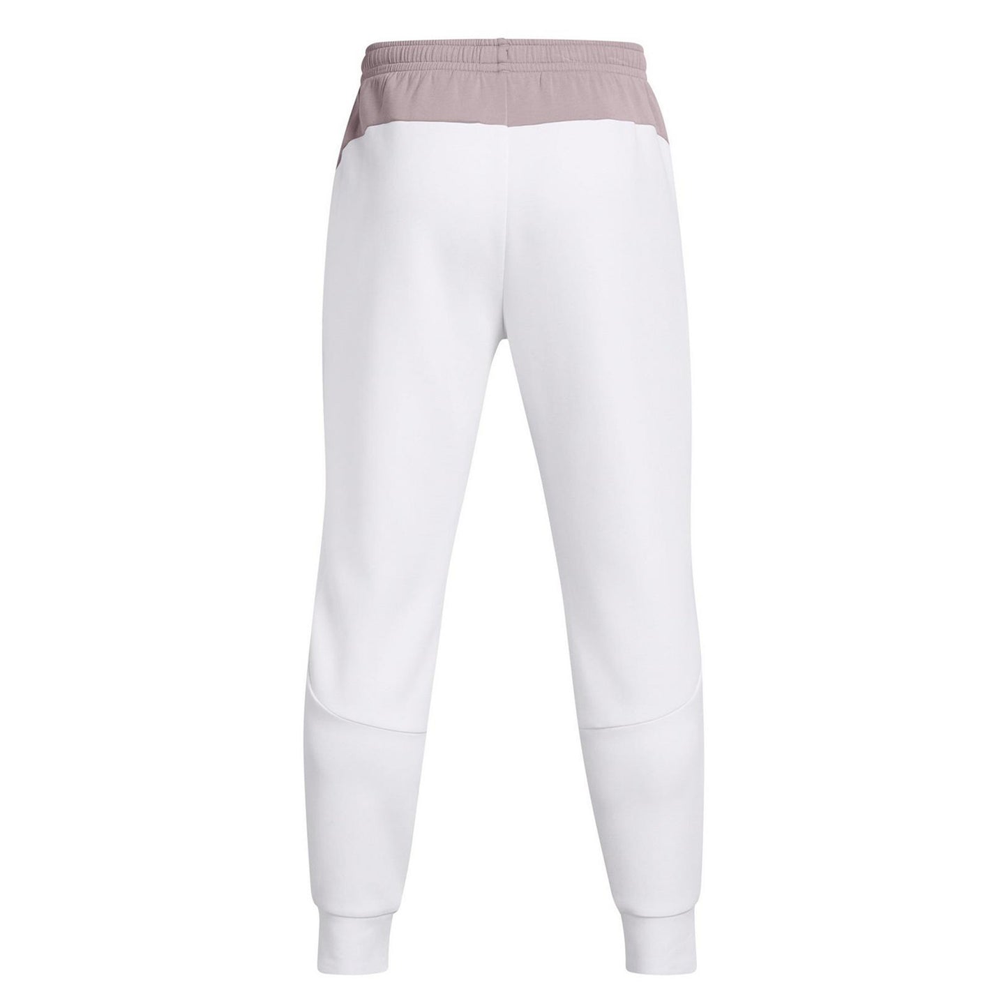 Grey - Back - Under Armour Mens Unstoppable Fleece Zip Pocket Joggers