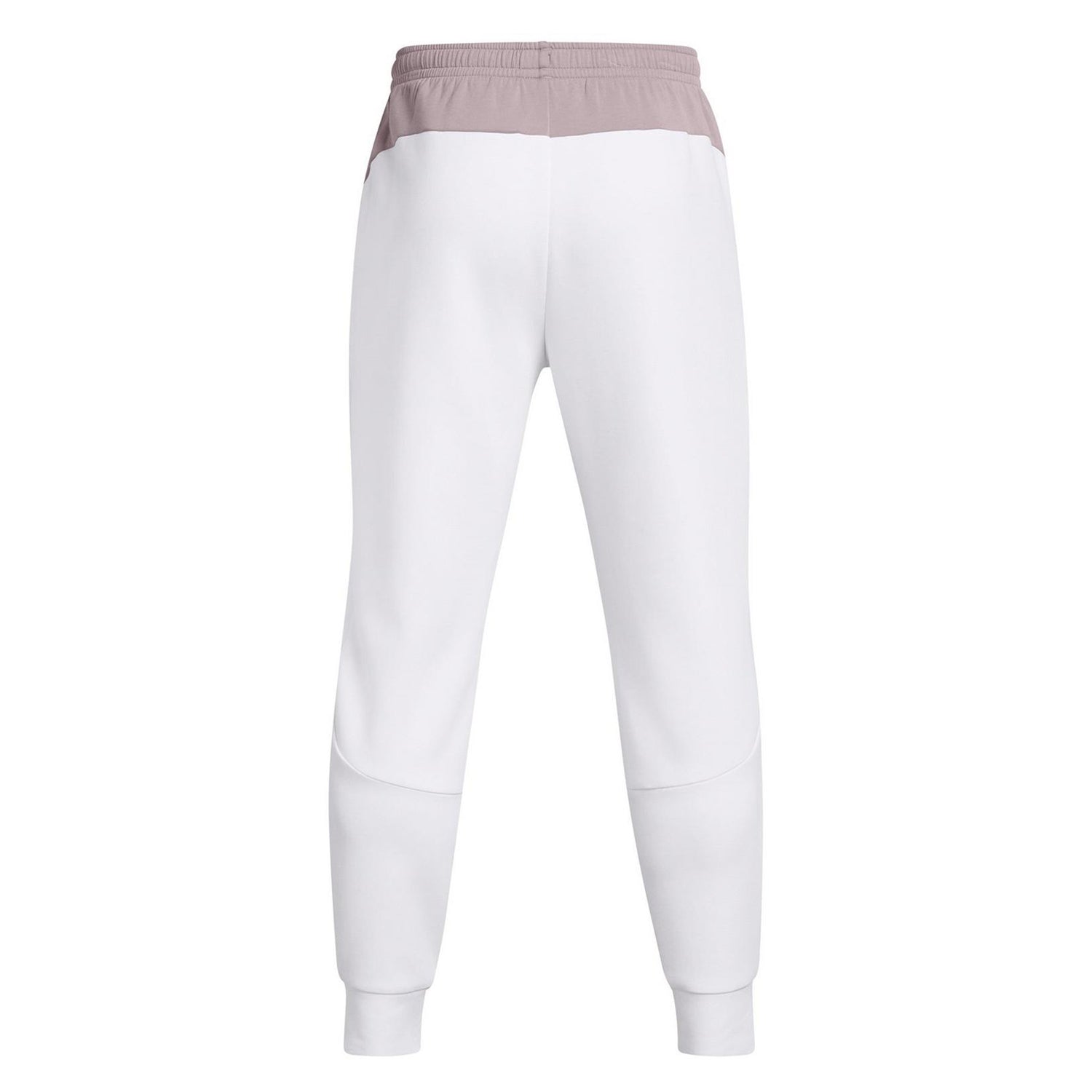 Grey - Back - Under Armour Mens Unstoppable Fleece Zip Pocket Joggers