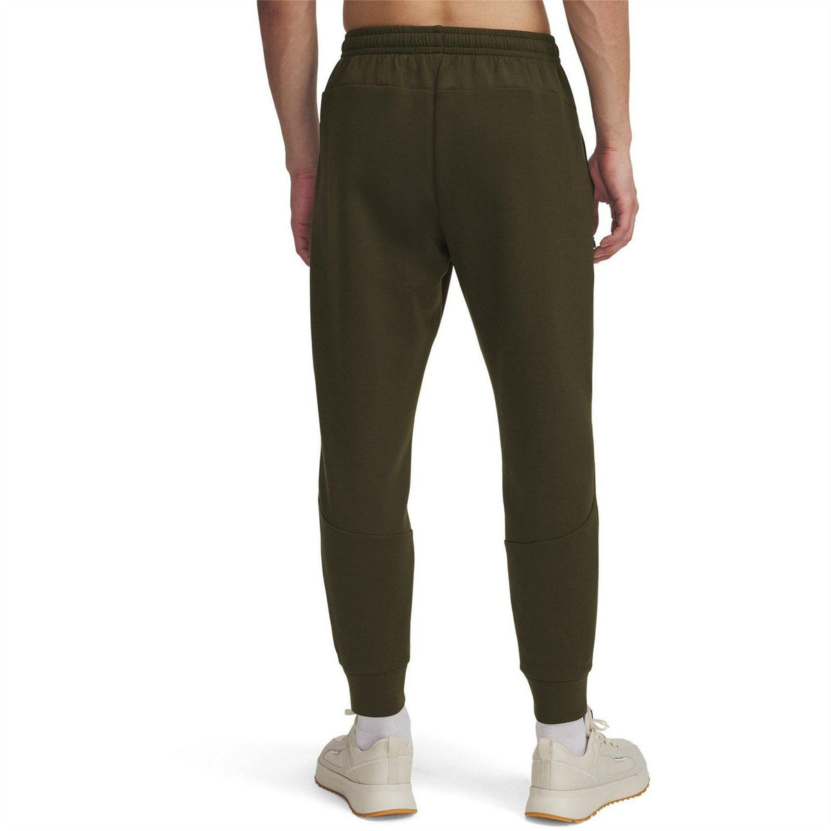 Green - Back - Under Armour Mens Unstoppable Fleece Zip Pocket Joggers