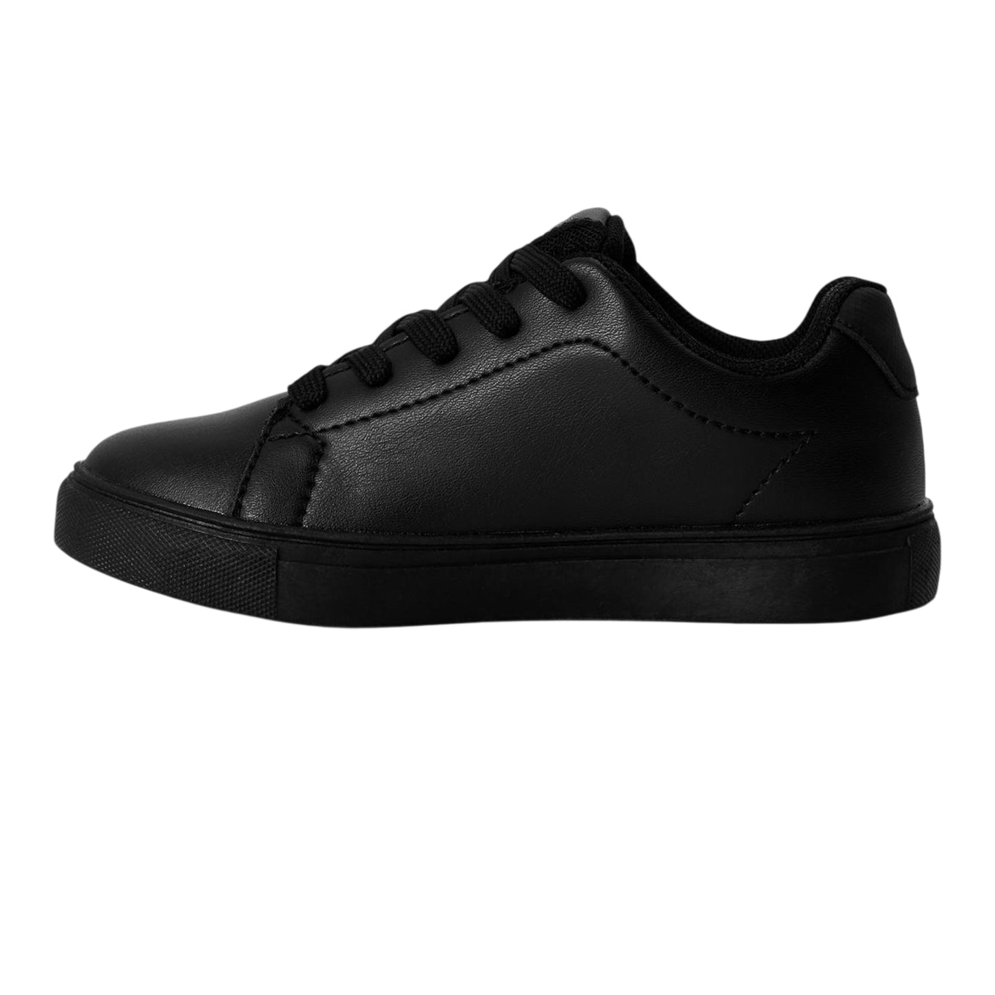Black - Back - Boss Childrens-Kids Logo Low Cut Trainers