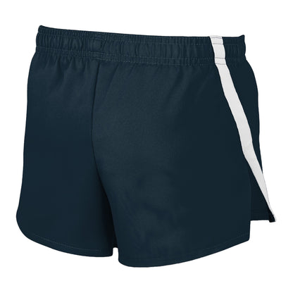 Obsidian Black - Back - Nike Girls Performance Running Shorts