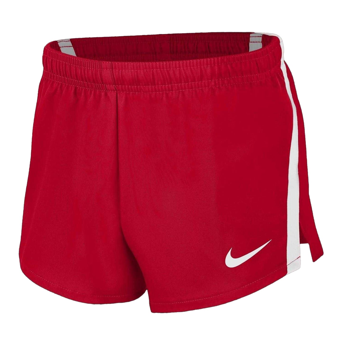 University Red - Front - Nike Girls Performance Running Shorts