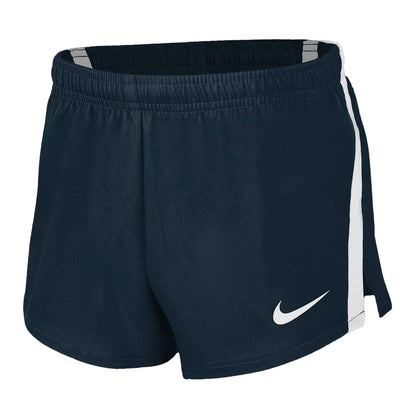 Obsidian Black - Front - Nike Girls Performance Running Shorts