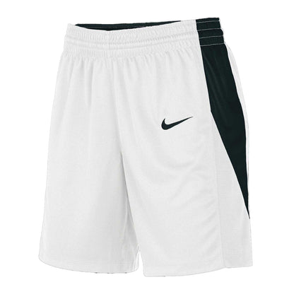 White-Black - Side - Nike Womens-Ladies Reversible Athletic Basketball Shorts