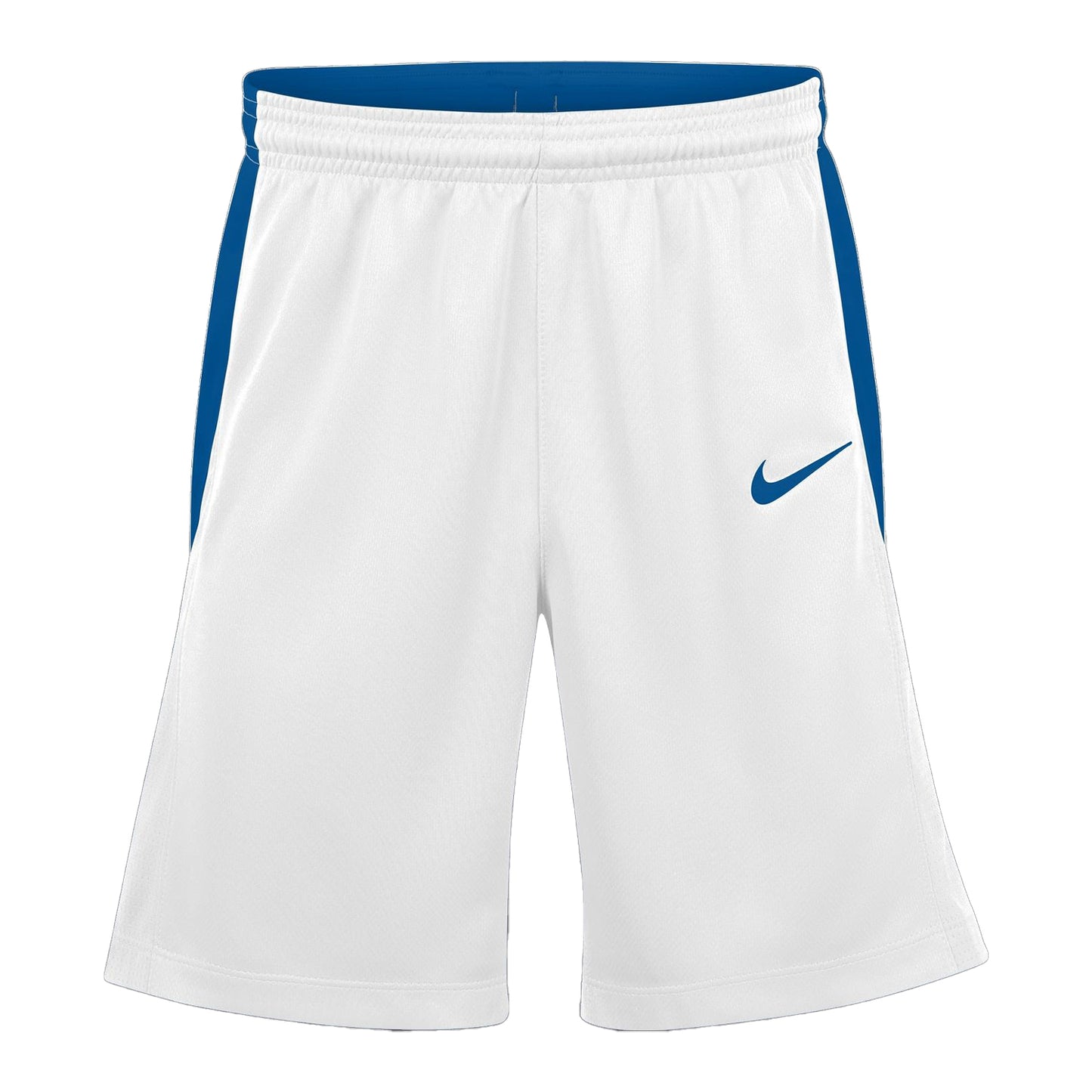 White-Royal Blue - Front - Nike Womens-Ladies Reversible Athletic Basketball Shorts