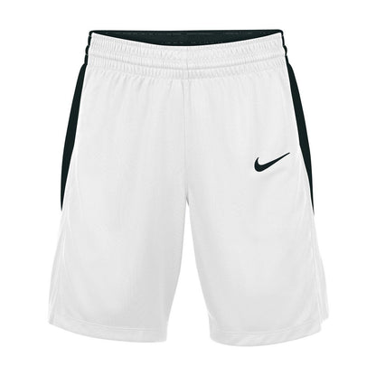 White-Black - Front - Nike Womens-Ladies Reversible Athletic Basketball Shorts