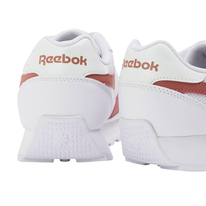 White-Pink Clay - Back - Reebok Womens-Ladies Rewind Run Mesh Trainers