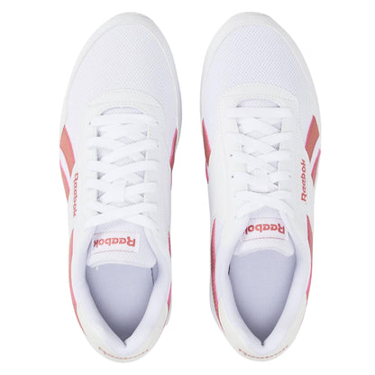 White-Pink Clay - Lifestyle - Reebok Womens-Ladies Rewind Run Mesh Trainers