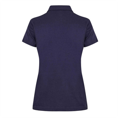 Black - Back - Puma Womens-Ladies Essentials Polo Shirt