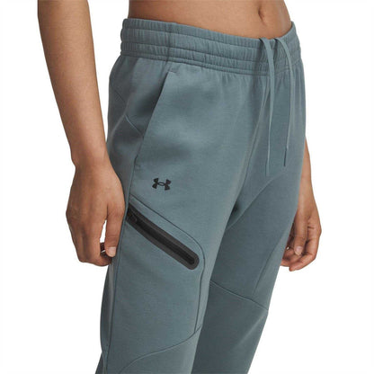 Jasper - Side - Under Armour Womens-Ladies Unstoppable Fleece Athletic Joggers
