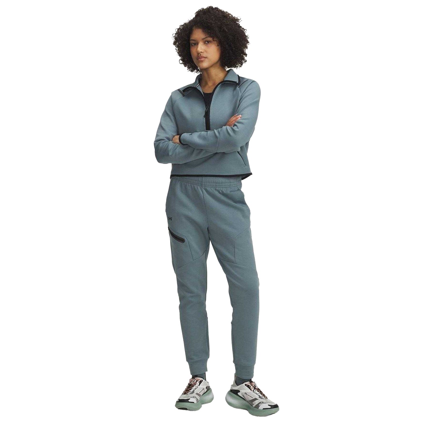 Jasper - Lifestyle - Under Armour Womens-Ladies Unstoppable Fleece Athletic Joggers