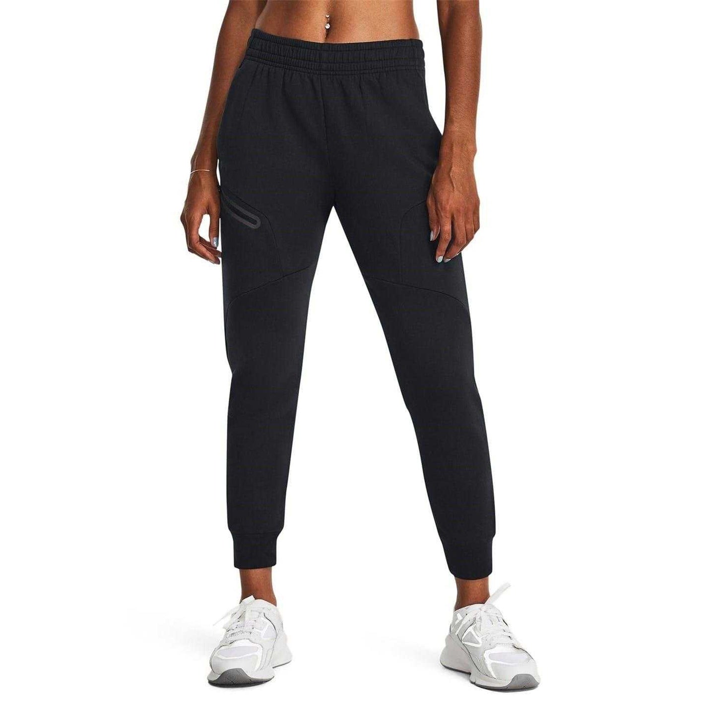 Blue - Front - Under Armour Womens-Ladies Unstoppable Fleece Athletic Joggers