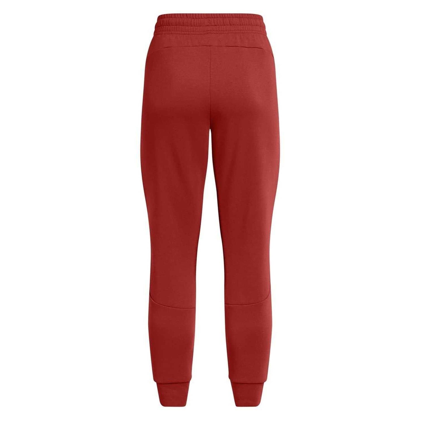 Orange - Back - Under Armour Womens-Ladies Unstoppable Fleece Athletic Joggers
