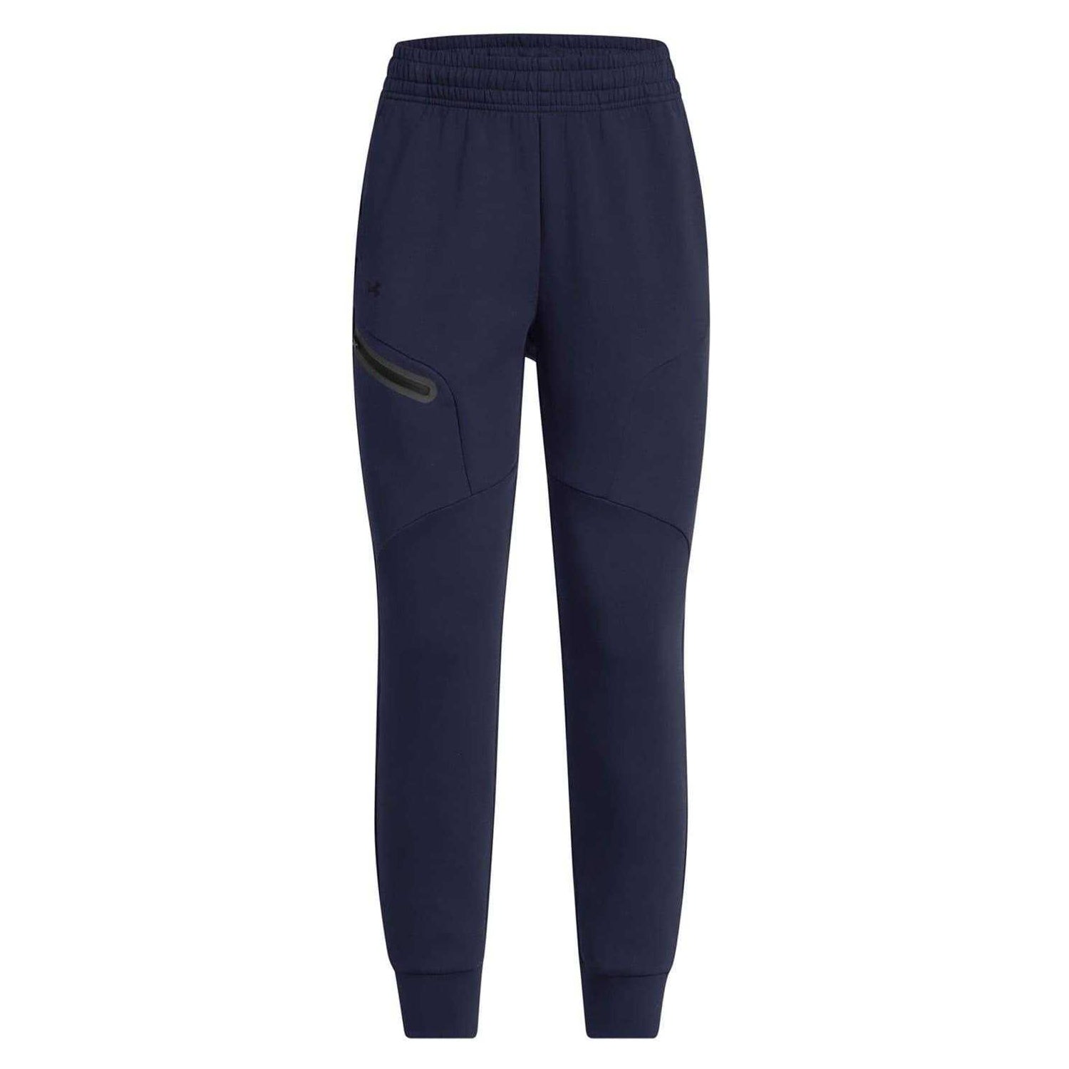 Blue - Back - Under Armour Womens-Ladies Unstoppable Fleece Athletic Joggers