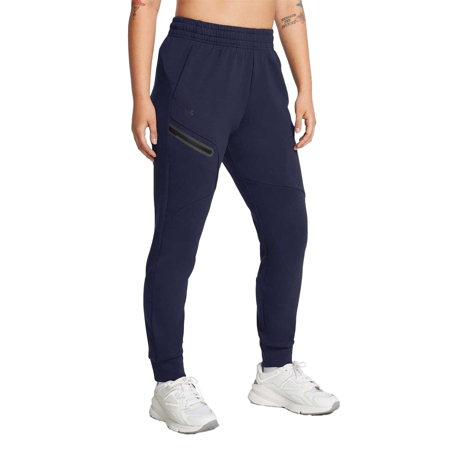 Blue - Lifestyle - Under Armour Womens-Ladies Unstoppable Fleece Athletic Joggers