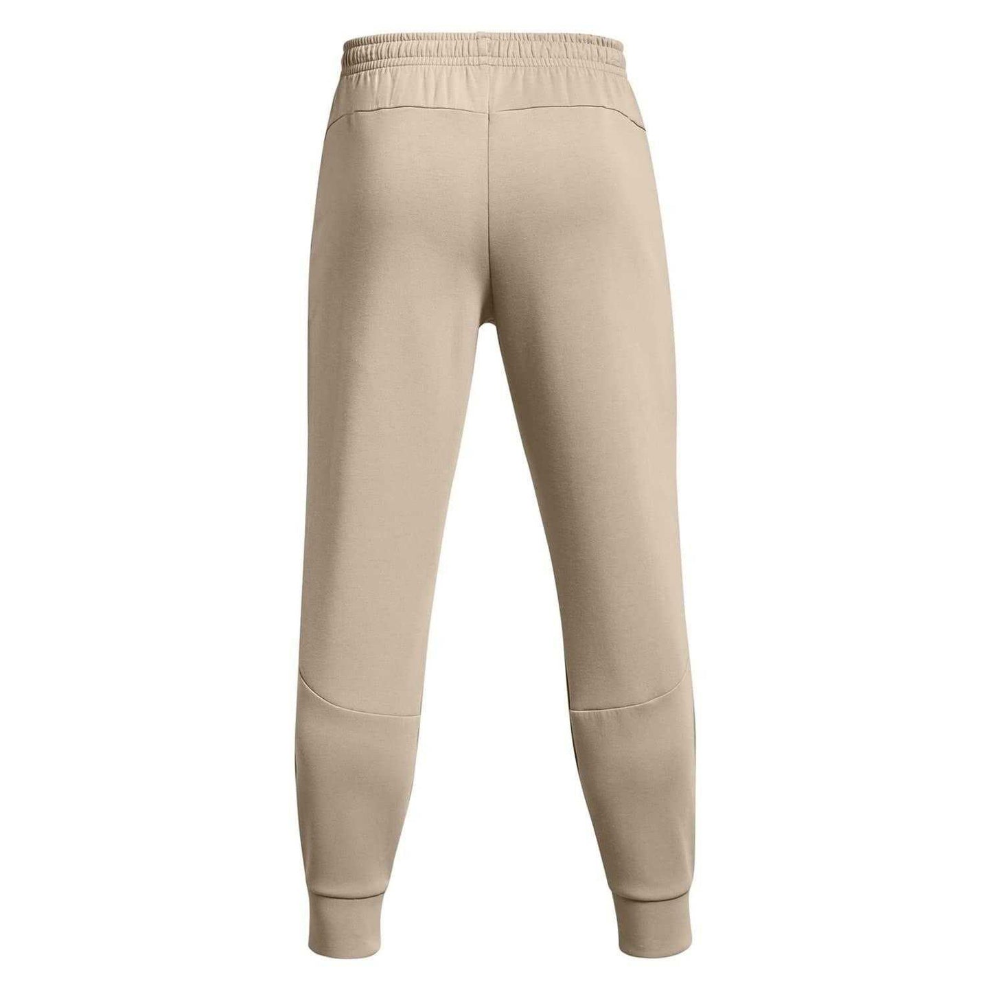 Brown - Back - Under Armour Mens Unstoppable Fleece Zip Pocket Joggers