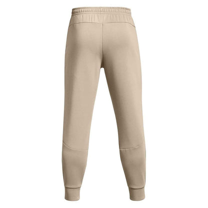 Brown - Back - Under Armour Mens Unstoppable Fleece Zip Pocket Joggers