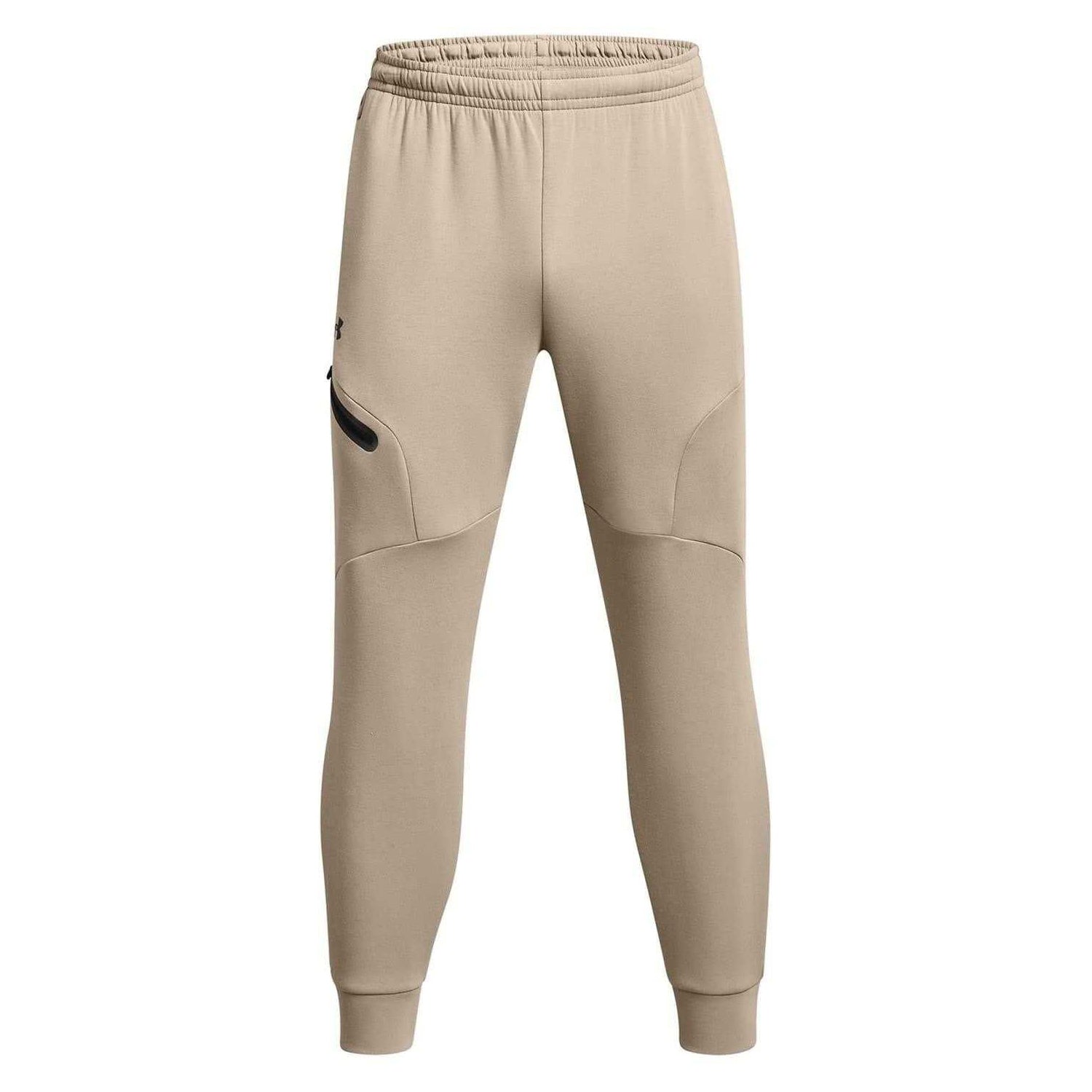 Brown - Front - Under Armour Mens Unstoppable Fleece Zip Pocket Joggers