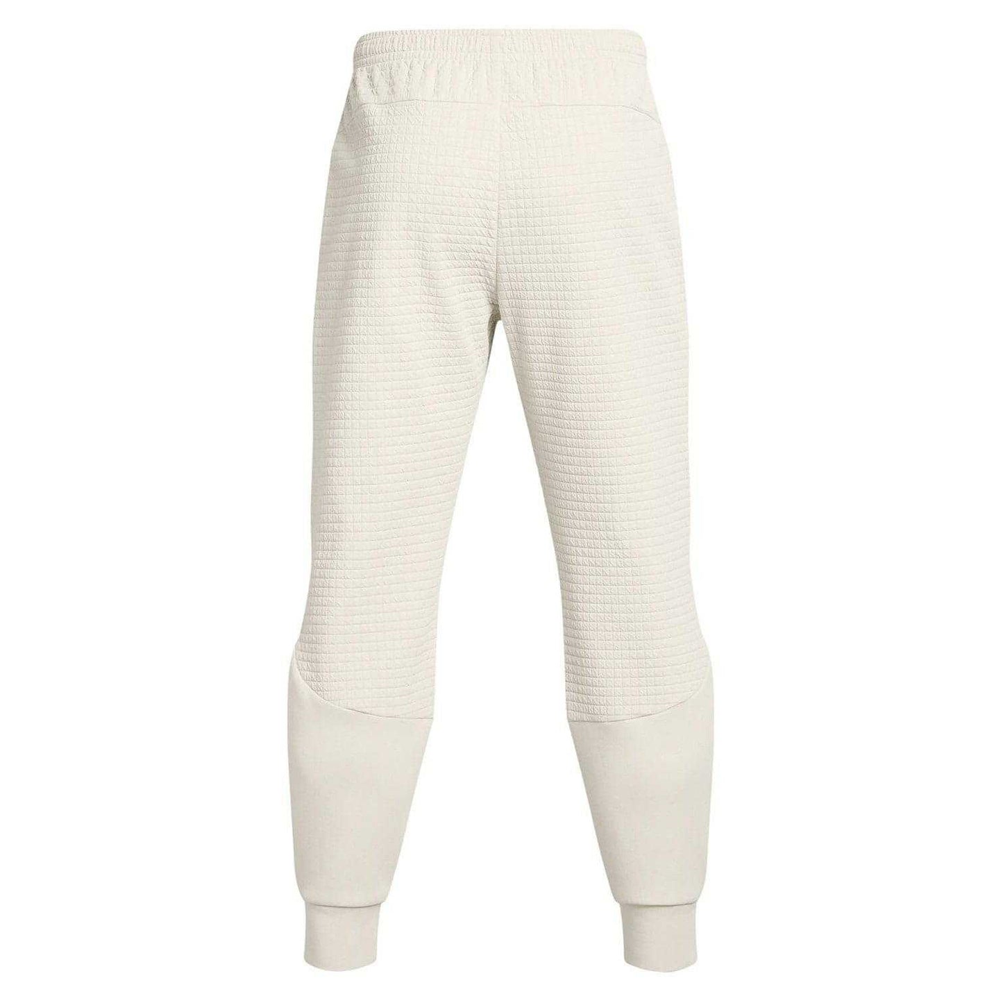 White - Back - Under Armour Mens Unstoppable Textured Slim Joggers