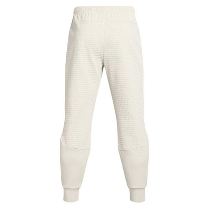 White - Back - Under Armour Mens Unstoppable Textured Slim Joggers