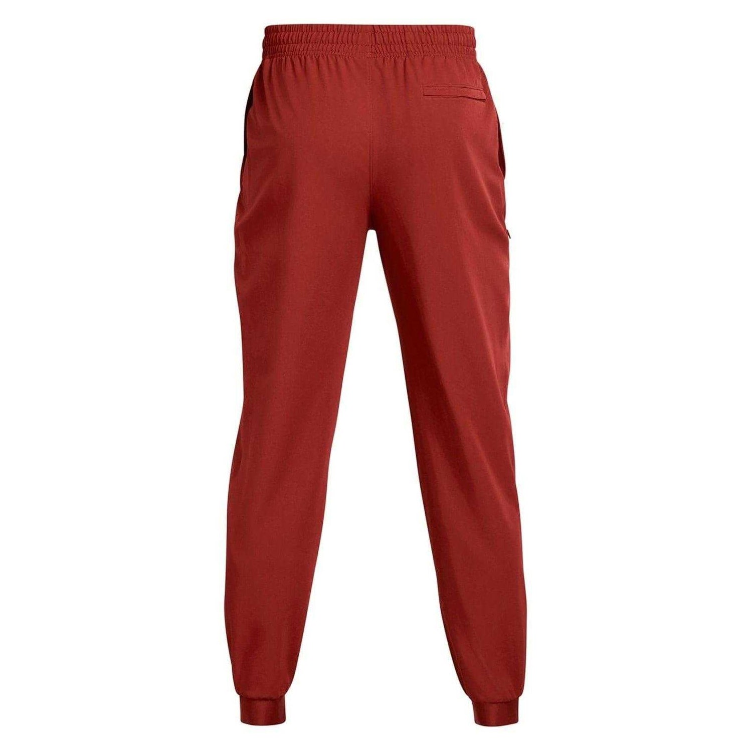 Orange - Back - Under Armour Mens Unstoppable Woven Joggers