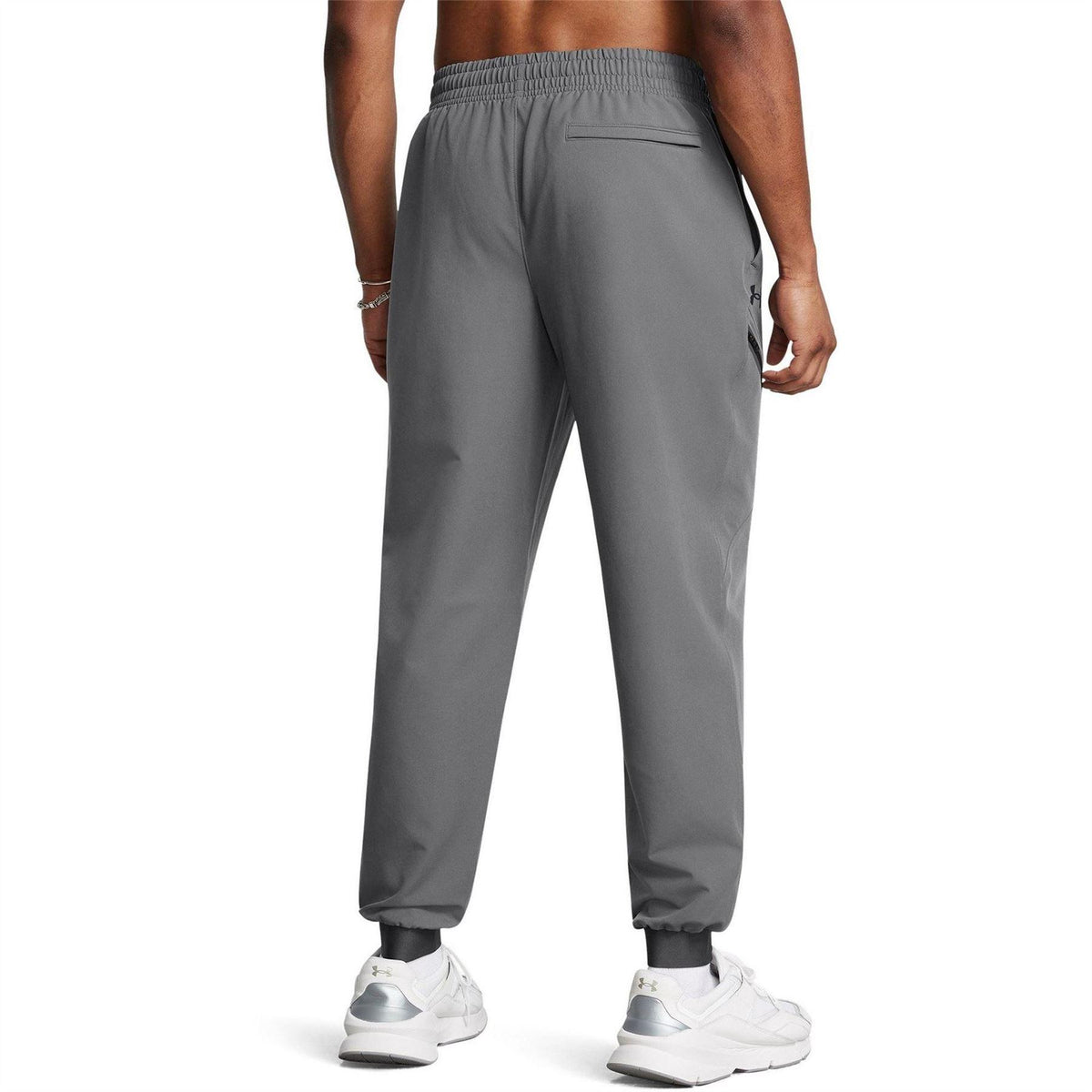 Grey-Black - Lifestyle - Under Armour Mens Unstoppable Woven Joggers