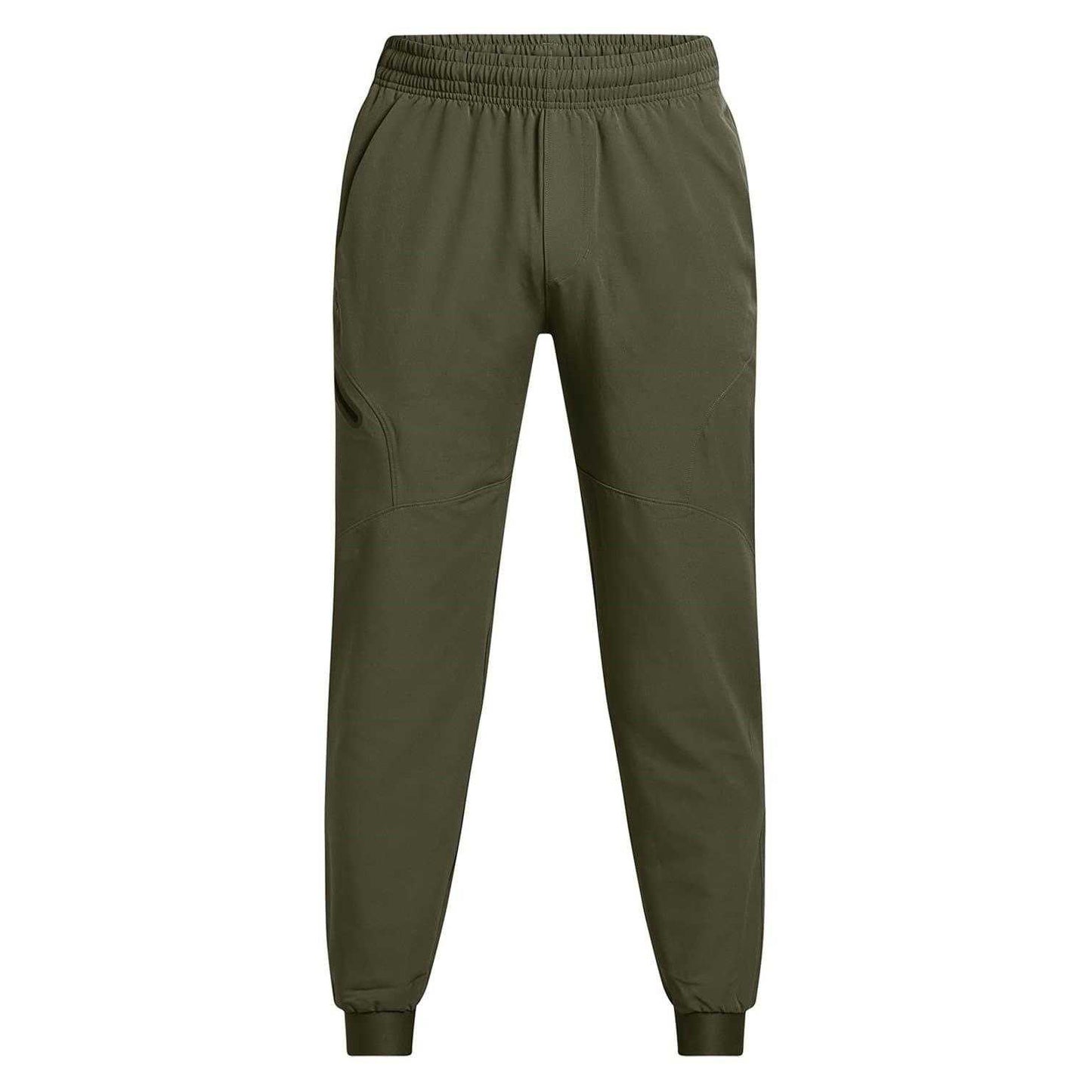 Green-Black - Front - Under Armour Mens Unstoppable Woven Joggers