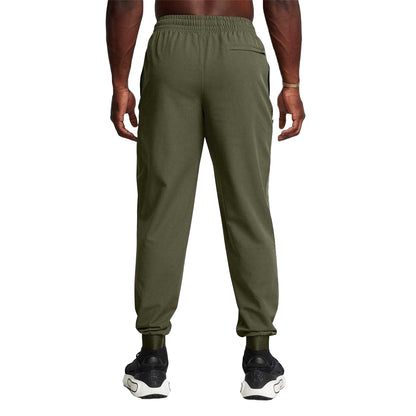 Green-Black - Back - Under Armour Mens Unstoppable Woven Joggers