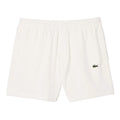 Cream - Front - Lacoste Mens Paris Terrycloth Knitted Regular Shorts