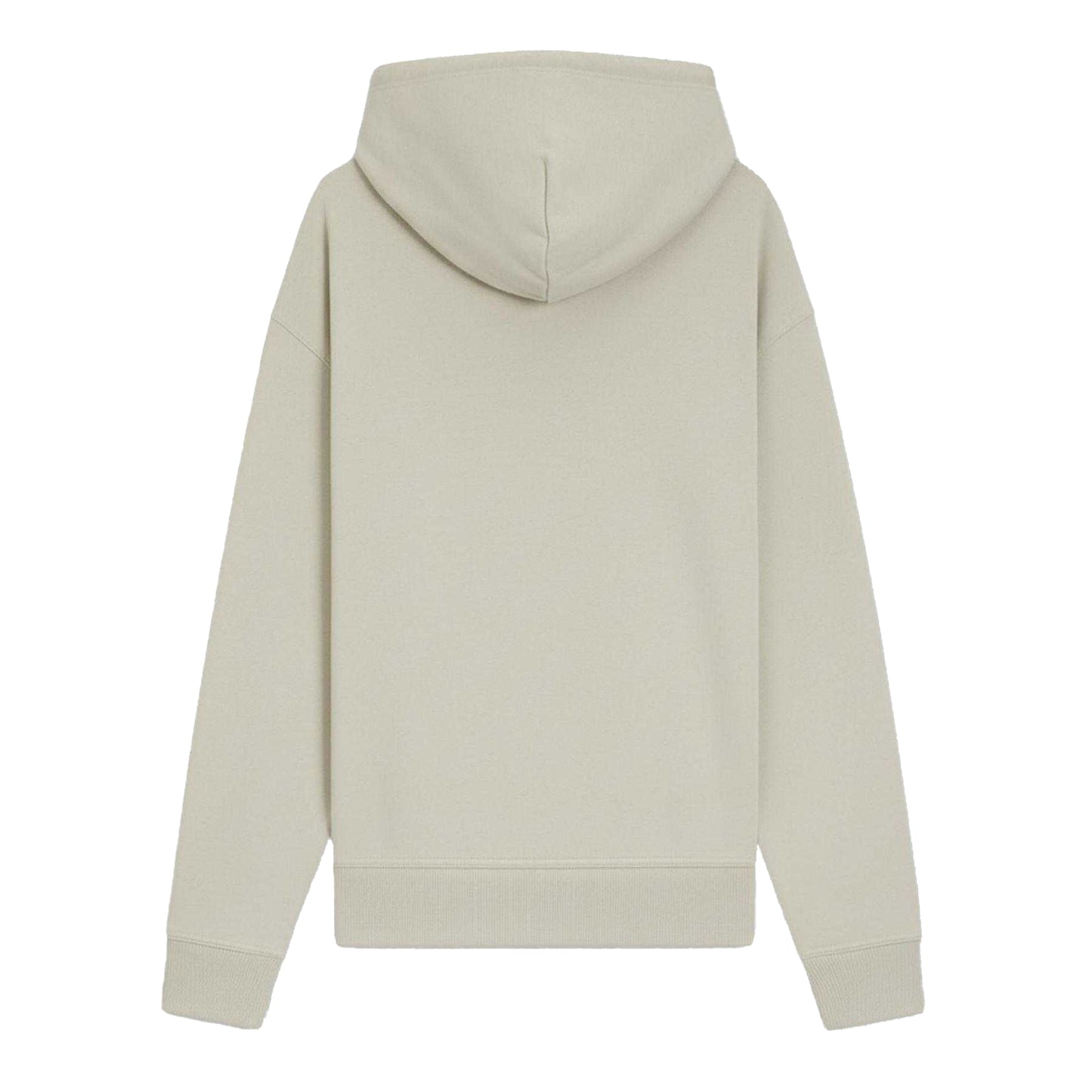 Beige - Back - Boss Mens Cotton Regular Long-Sleeved Pullover Hoodie