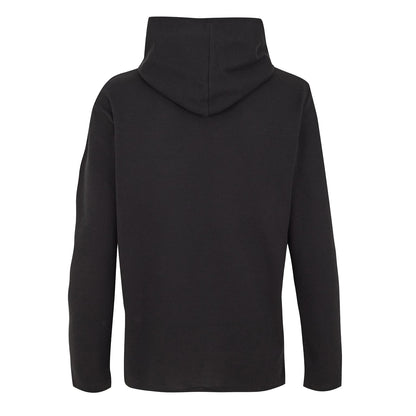 Black - Back - Boss Mens Waffle Knit Pullover Hoodie