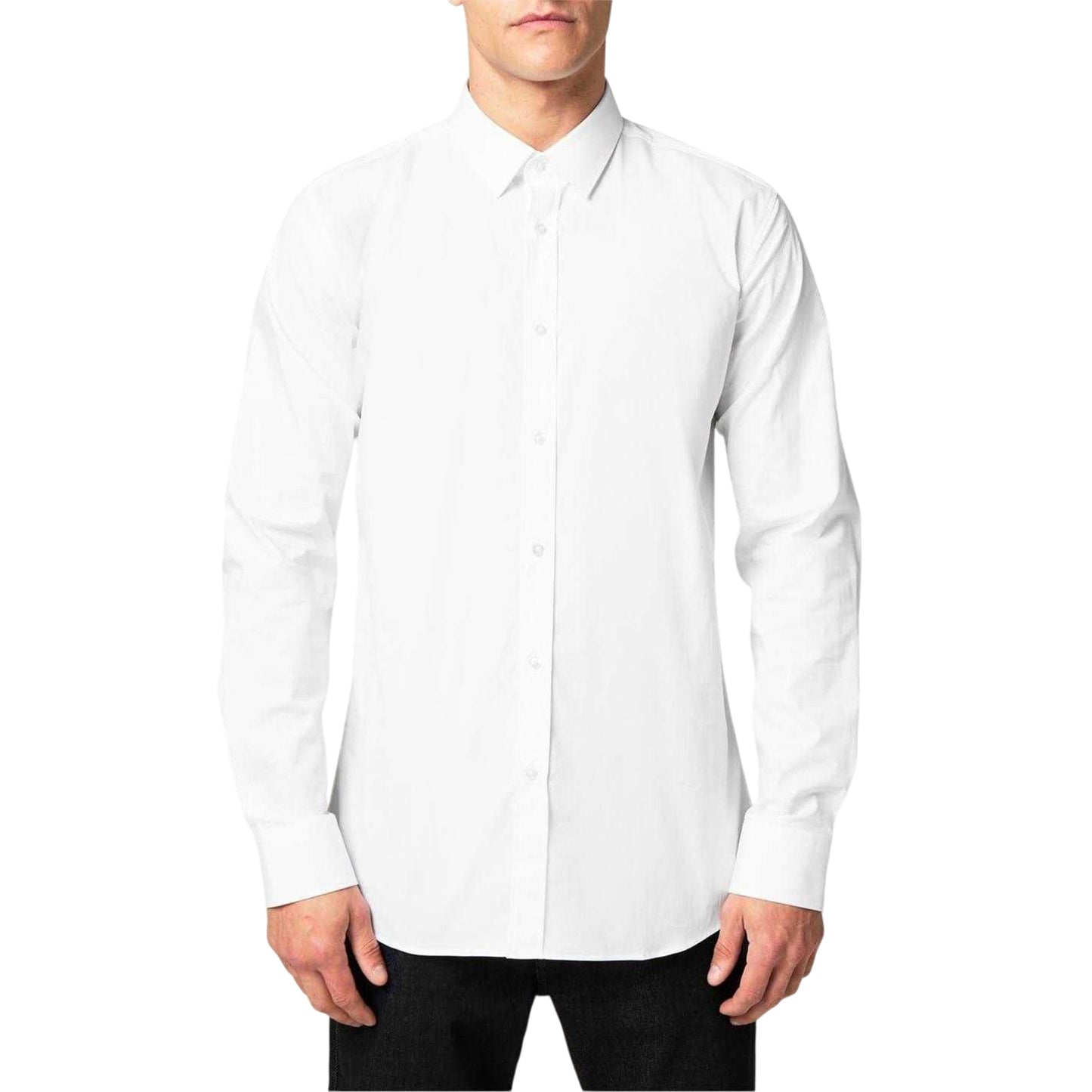 White - Front - Hugo Mens Extra-Slim Formal Shirt