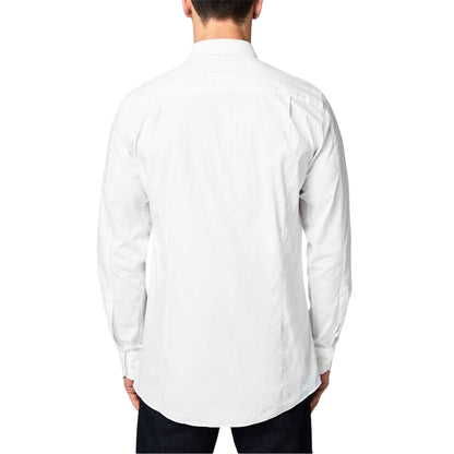 White - Back - Hugo Mens Extra-Slim Formal Shirt