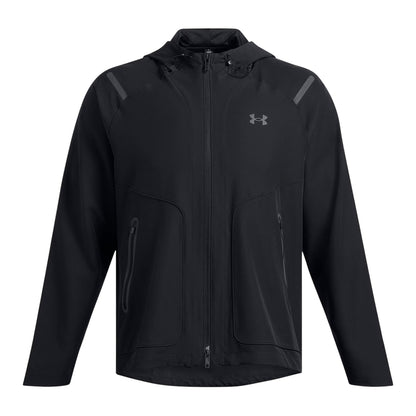 Black - Front - Under Armour Mens Unstoppable Tracksuit Top