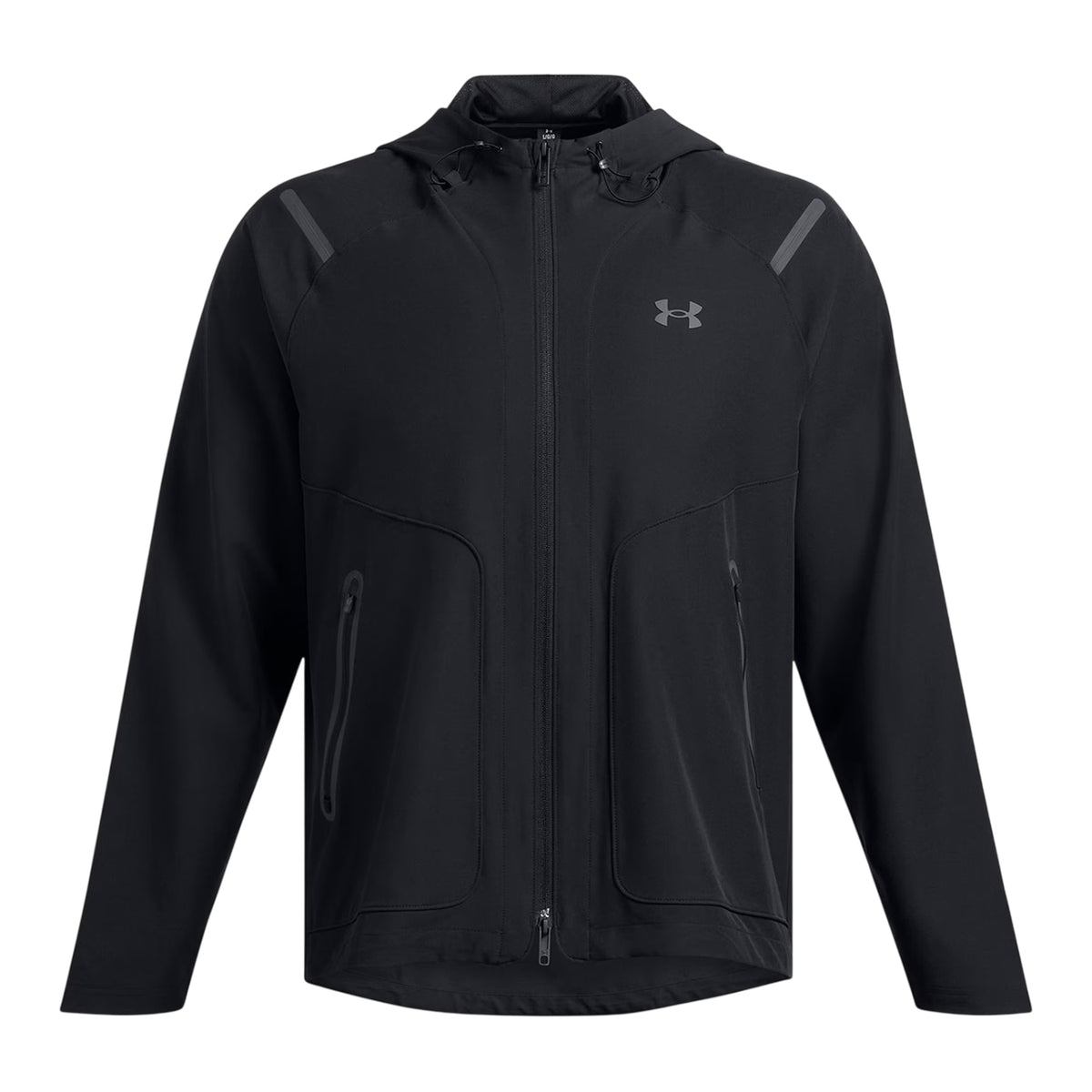 Black - Front - Under Armour Mens Unstoppable Tracksuit Top