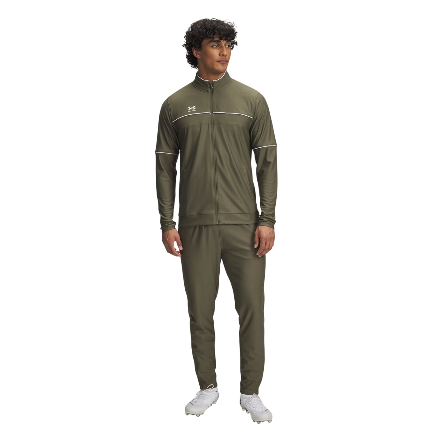 Marine OD Green - Front - Under Armour Mens Challenger Training Tracksuit