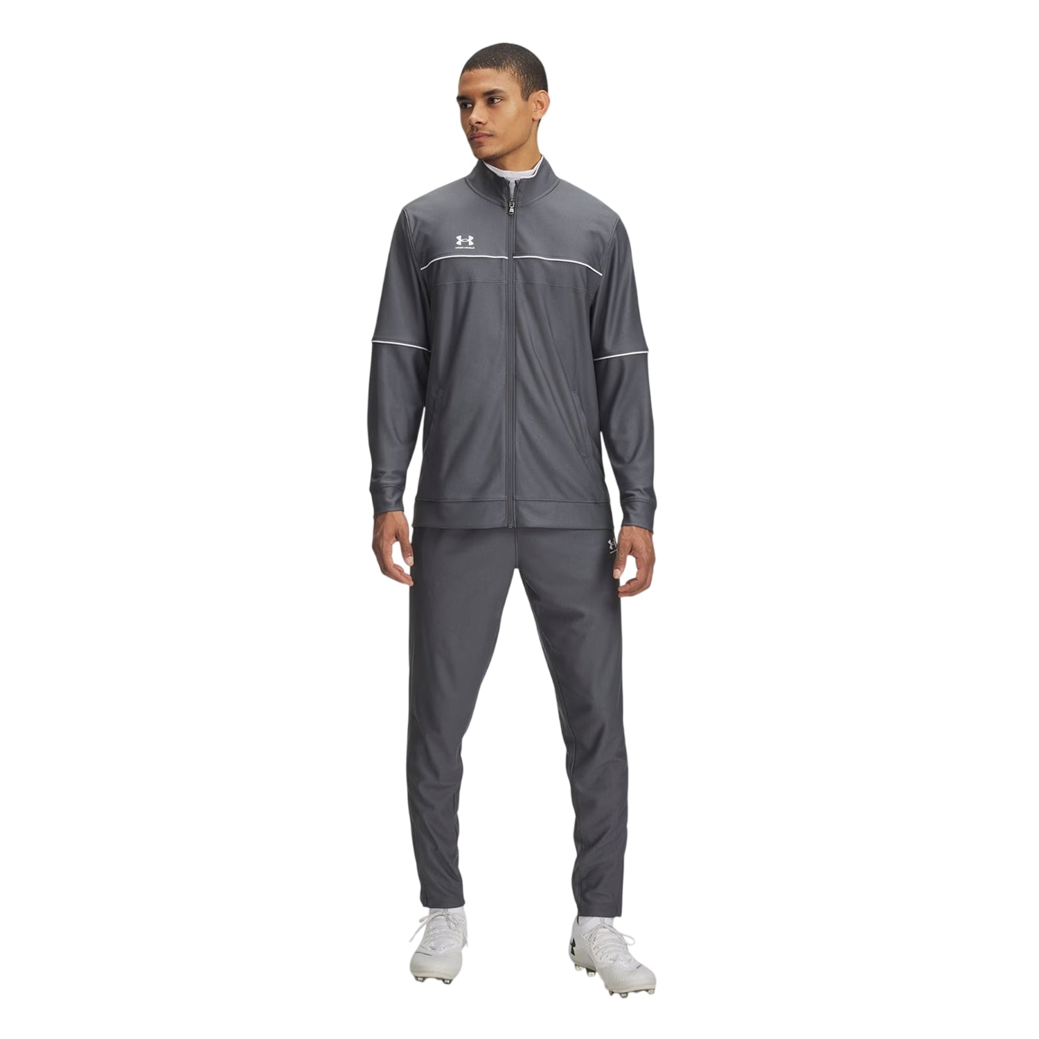 Anthracite - Side - Under Armour Mens Challenger Training Tracksuit