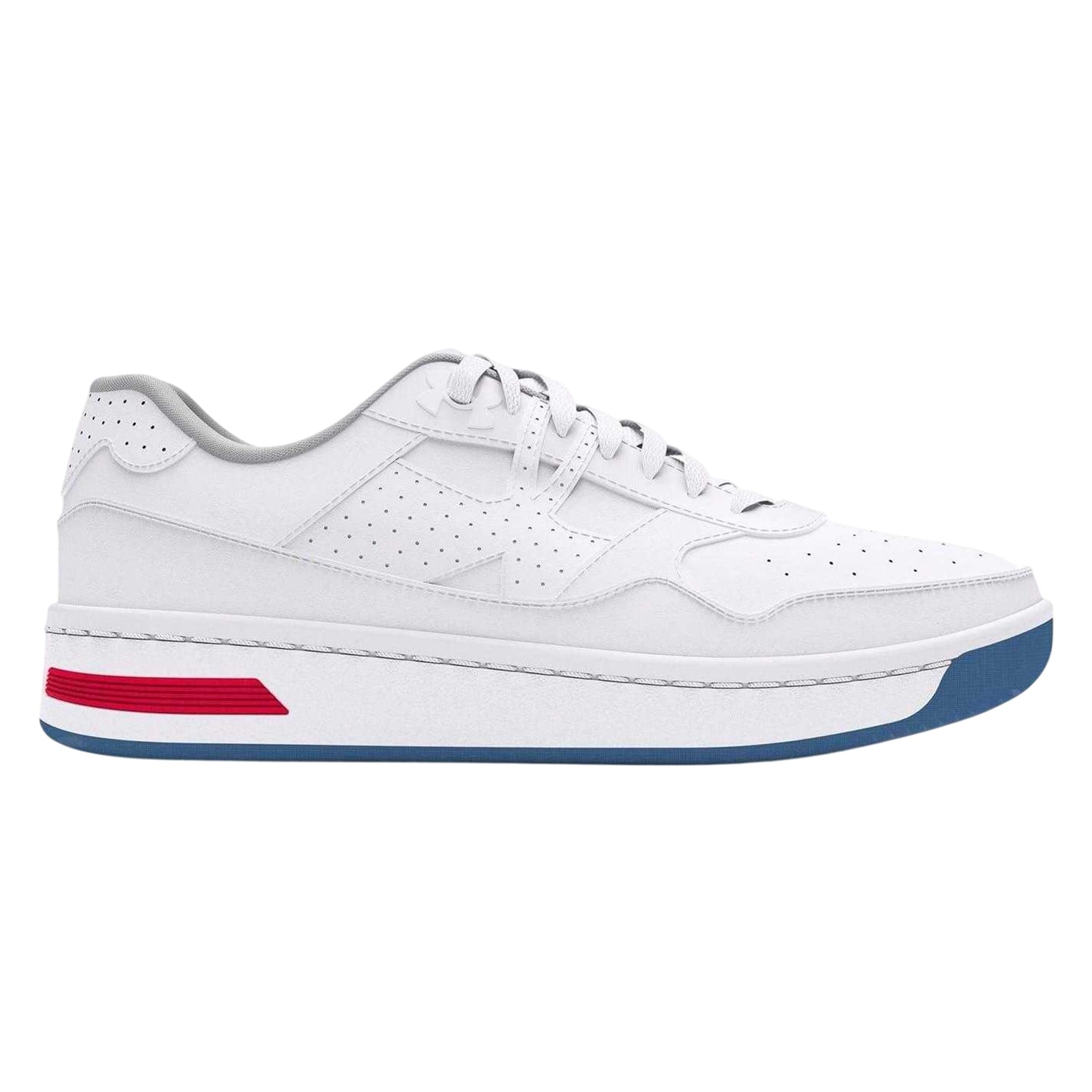 White-White - Front - Under Armour Womens-Ladies Court 96 Trainers