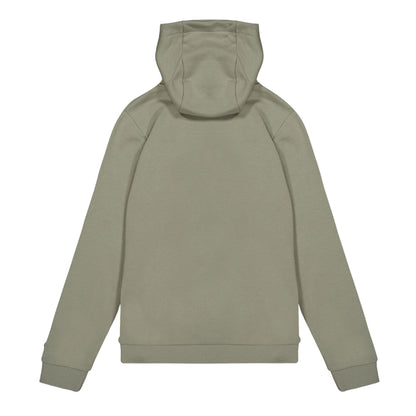 Grey - Back - Lyle & Scott Childrens-Kids Print Long-Sleeved Drawstring Hoodie