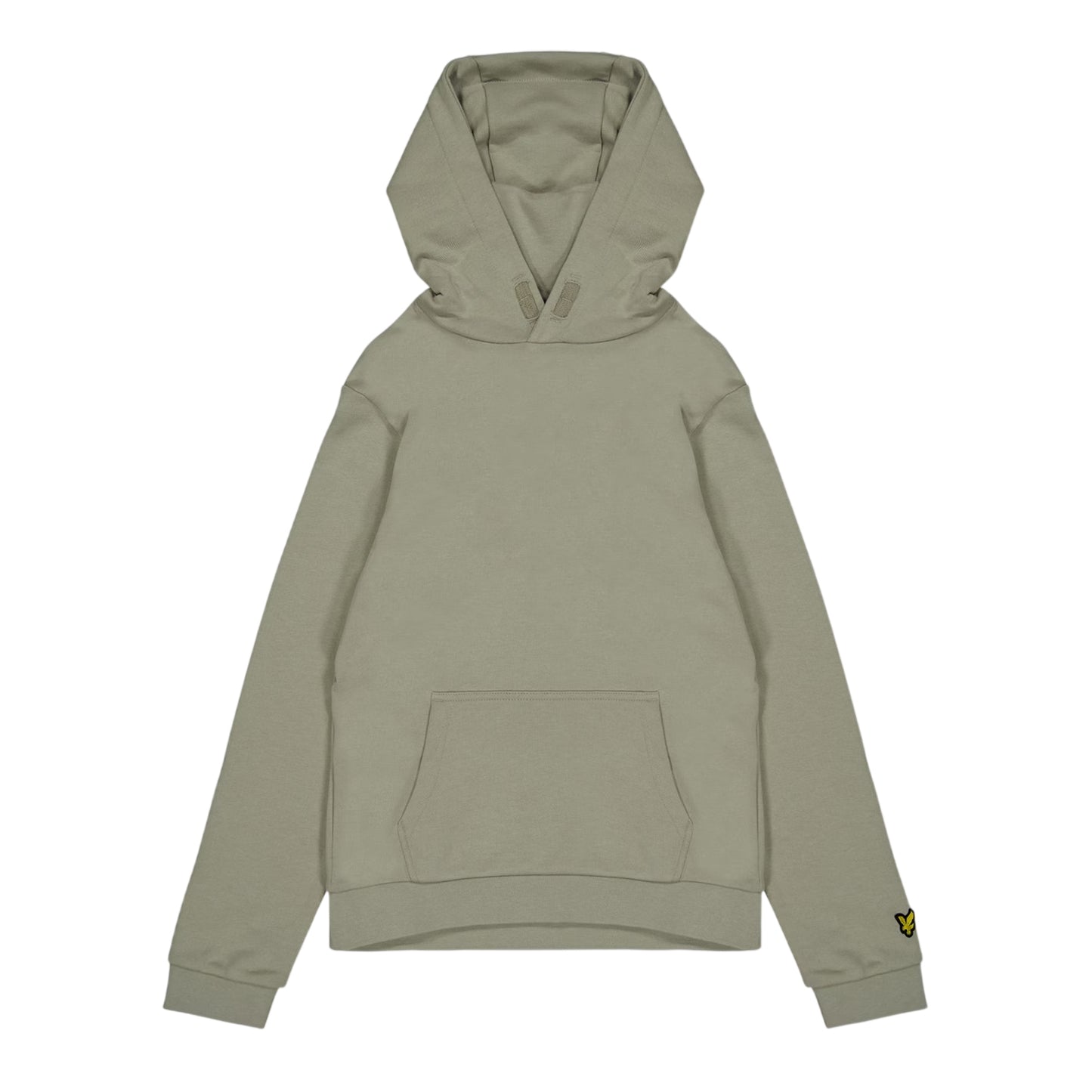 Grey - Front - Lyle & Scott Childrens-Kids Print Long-Sleeved Drawstring Hoodie