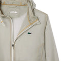 Cream - Back - Lacoste Mens Lightweight Water Repellent Sport Jacket