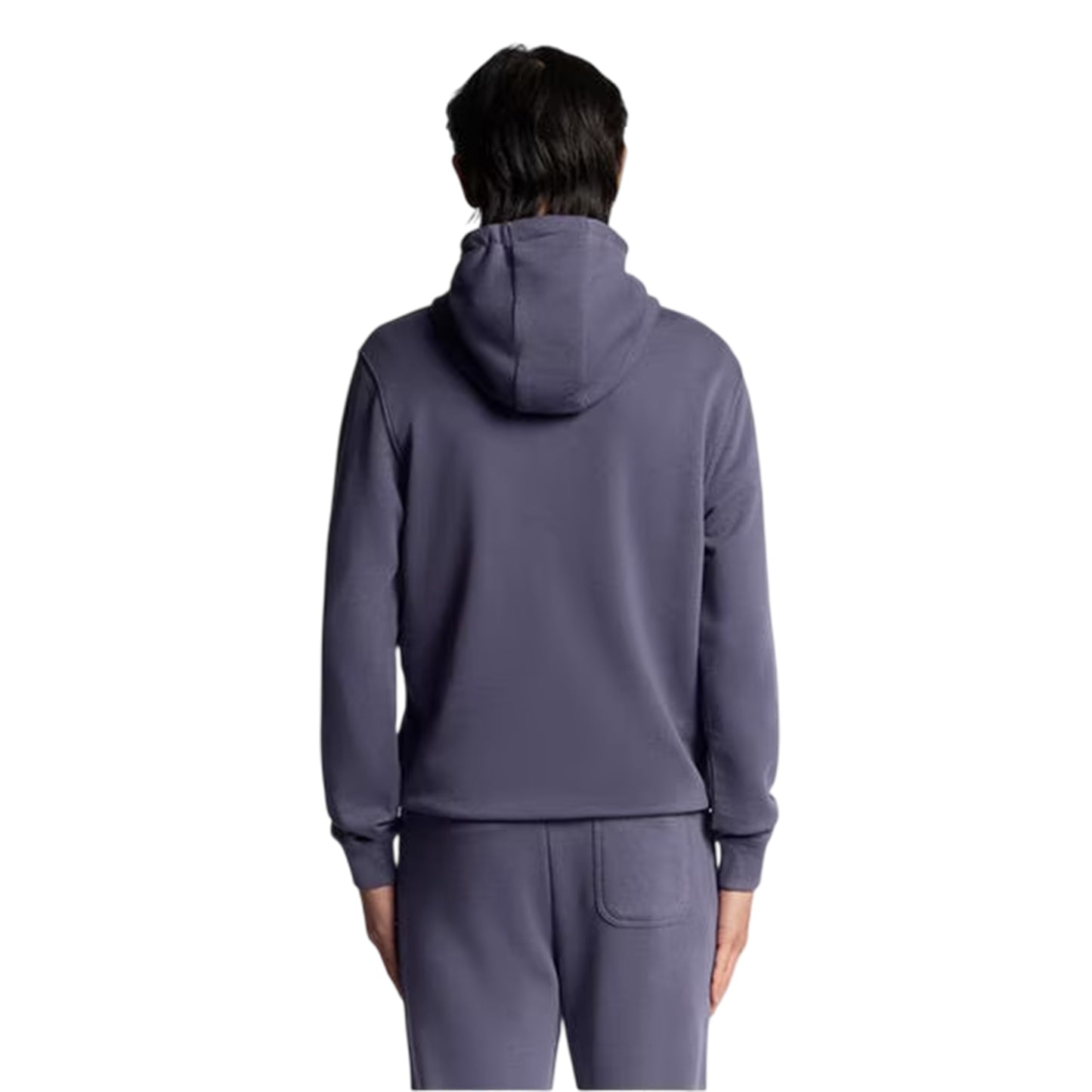 Graystone - Back - Lyle & Scott Mens Embroidered Logo Hoodie
