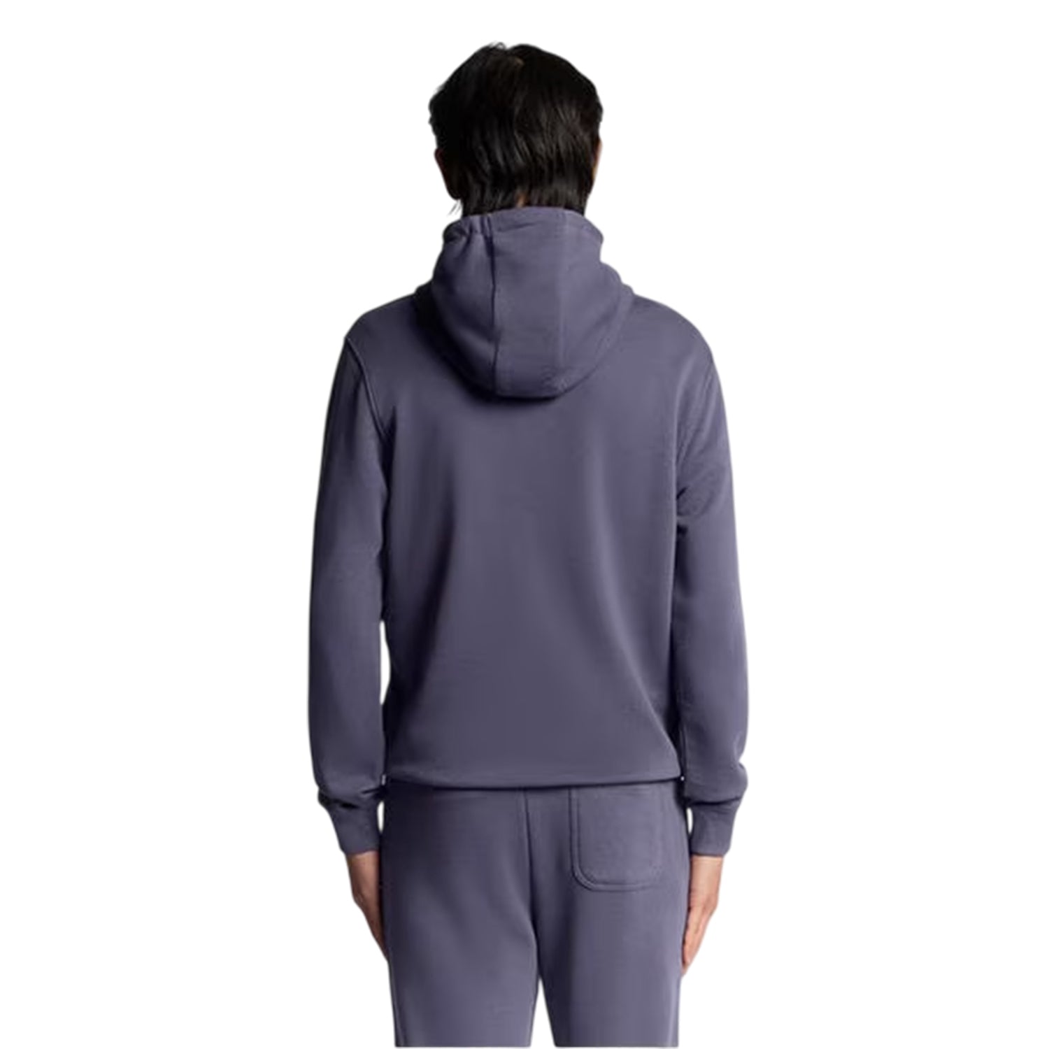Graystone - Back - Lyle & Scott Mens Embroidered Logo Hoodie