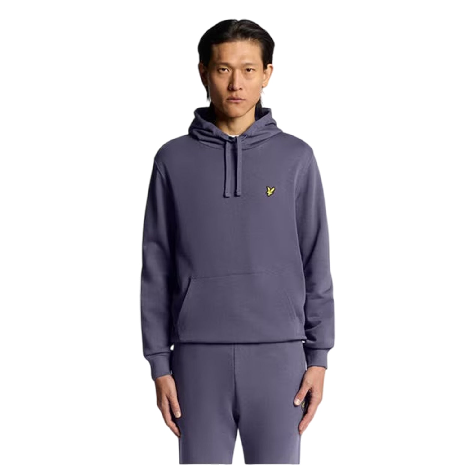 Graystone - Side - Lyle & Scott Mens Embroidered Logo Hoodie