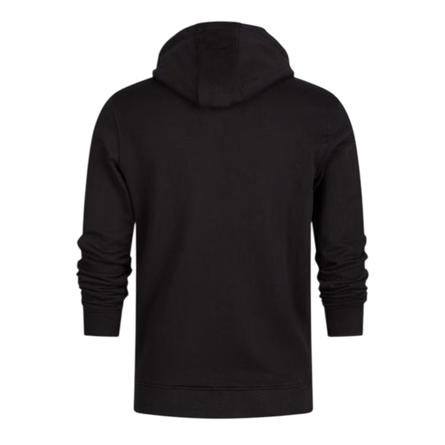 Jet Black - Back - Lyle & Scott Mens Embroidered Logo Hoodie